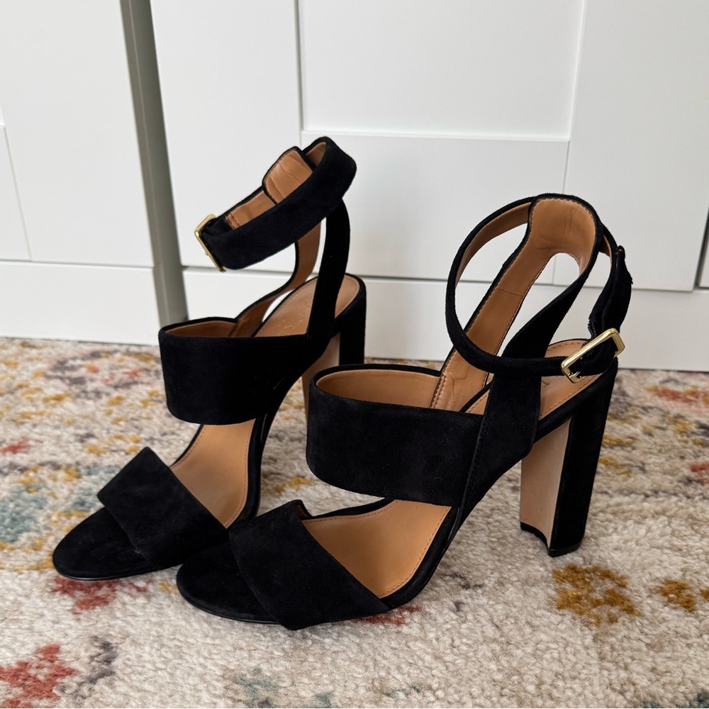 J Crew block heel NWOT